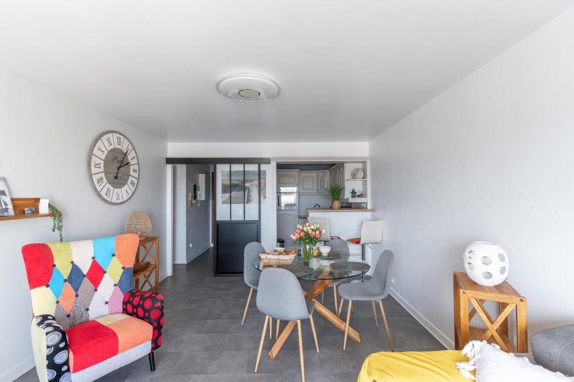 Au Bruit Des Vagues Apartment Binic Ruang foto