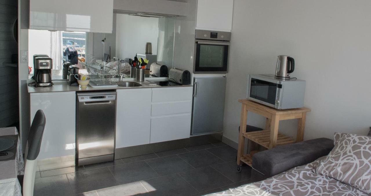 Au Bruit Des Vagues Apartment Binic Bagian luar foto